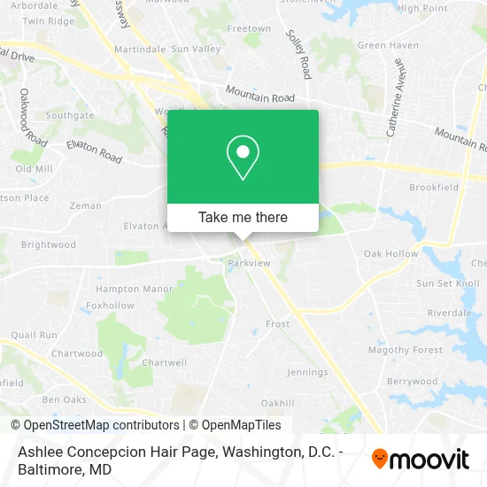 Ashlee Concepcion Hair Page map