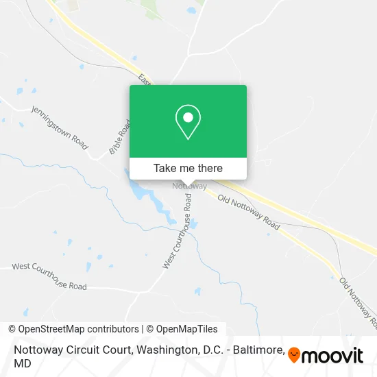 Nottoway Circuit Court map
