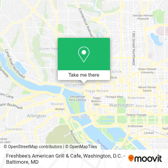 Freshbee's American Grill & Cafe map