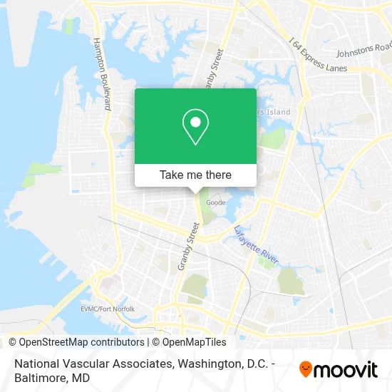National Vascular Associates map