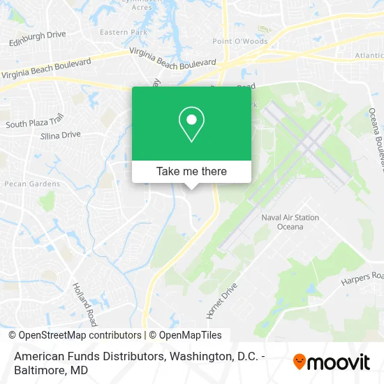 American Funds Distributors map