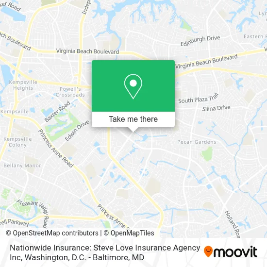 Nationwide Insurance: Steve Love Insurance Agency Inc map