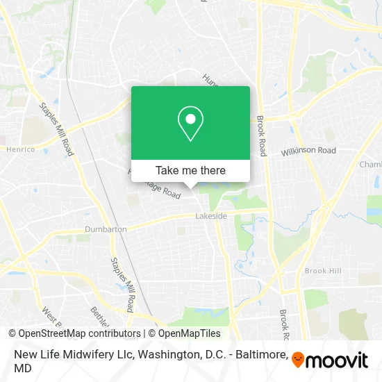 New Life Midwifery Llc map