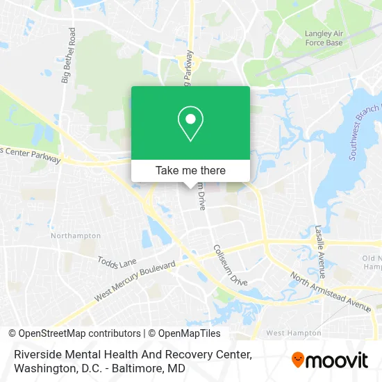 Riverside Mental Health And Recovery Center map