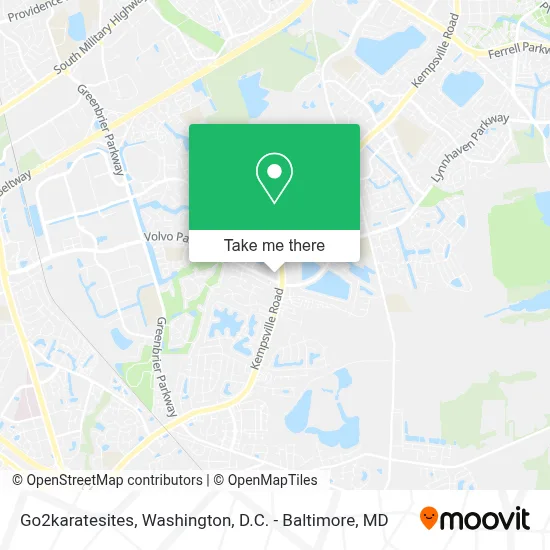 Go2karatesites map