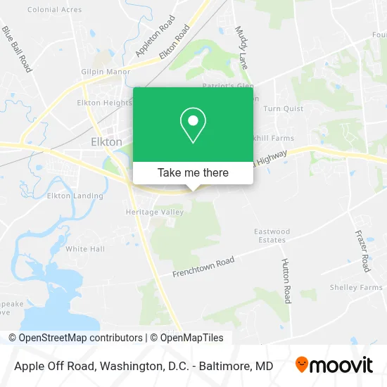 Apple Off Road map