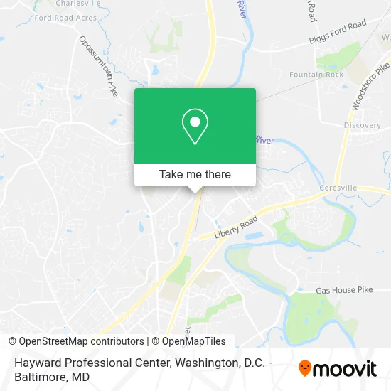 Hayward Professional Center map