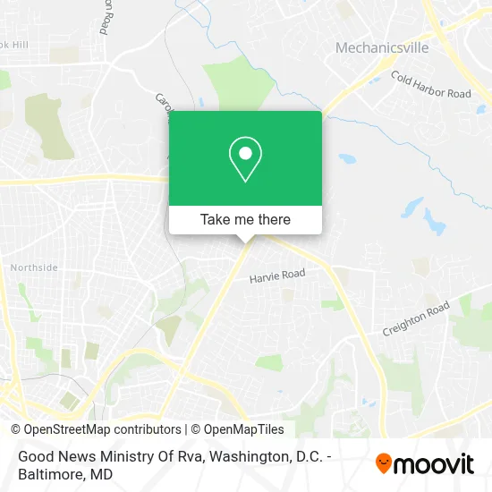 Good News Ministry Of Rva map