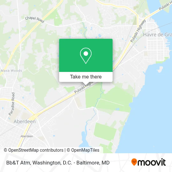 Bb&T Atm map