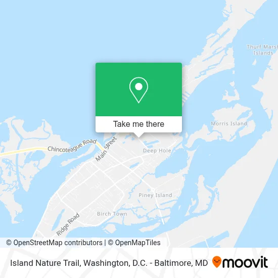 Island Nature Trail map