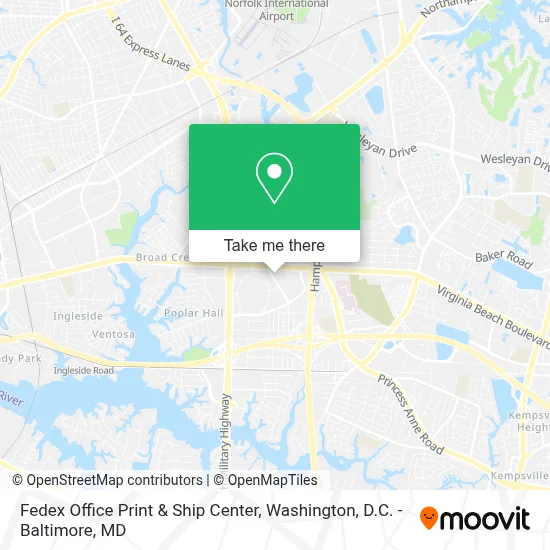 Fedex Office Print & Ship Center map