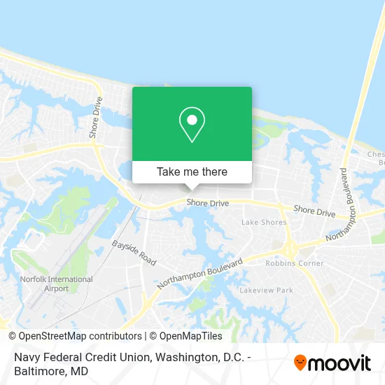Navy Federal Credit Union map