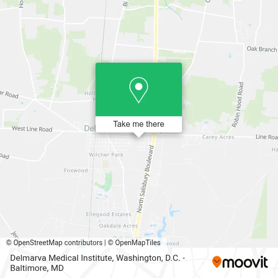 Delmarva Medical Institute map
