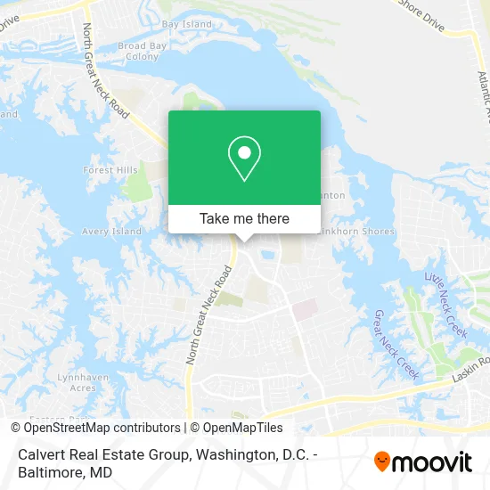 Calvert Real Estate Group map