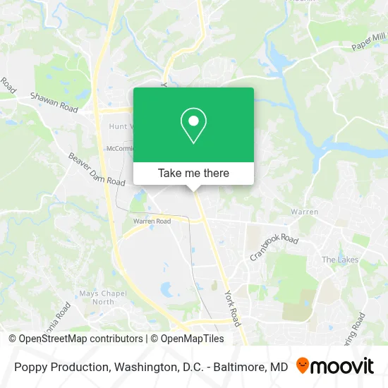 Poppy Production map