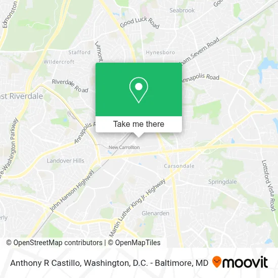 Anthony R Castillo map