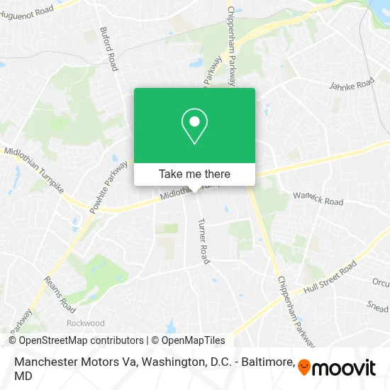 Manchester Motors Va map