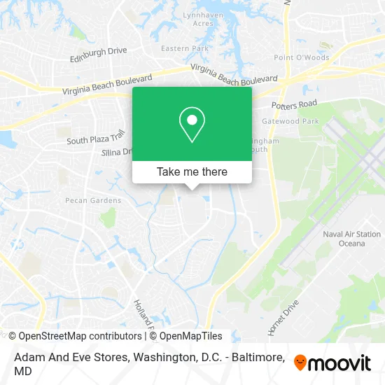 Adam And Eve Stores map