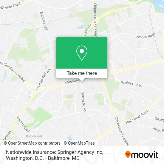 Nationwide Insurance: Springer Agency Inc map