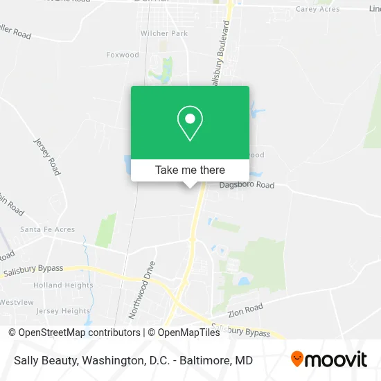 Sally Beauty map