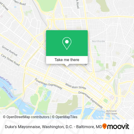 Duke's Mayonnaise map