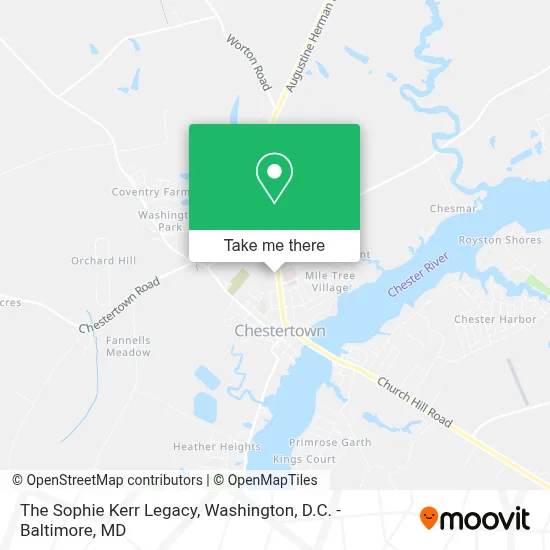 The Sophie Kerr Legacy map