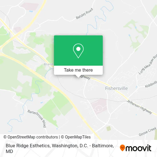 Blue Ridge Esthetics map