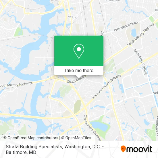 Strata Building Specialists map