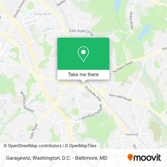 Garagewiz map