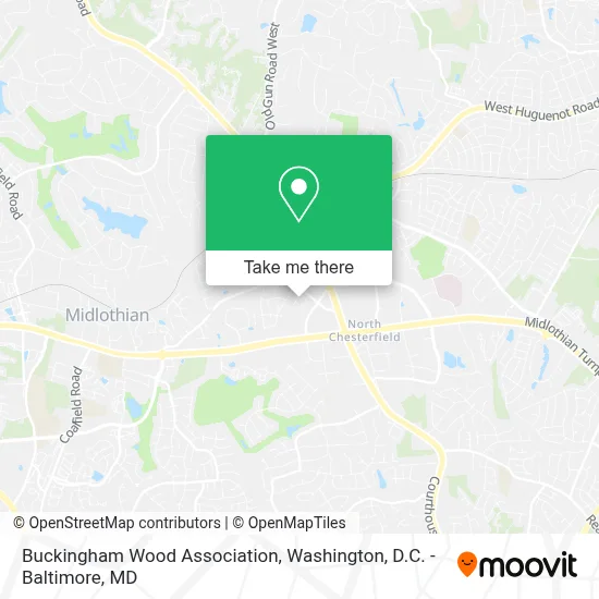 Buckingham Wood Association map