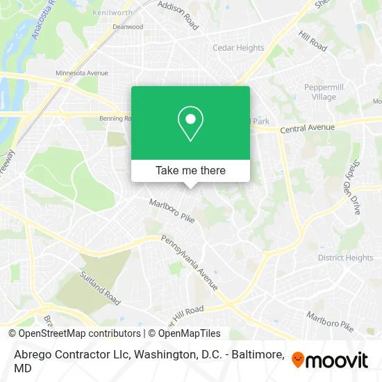 Abrego Contractor Llc map