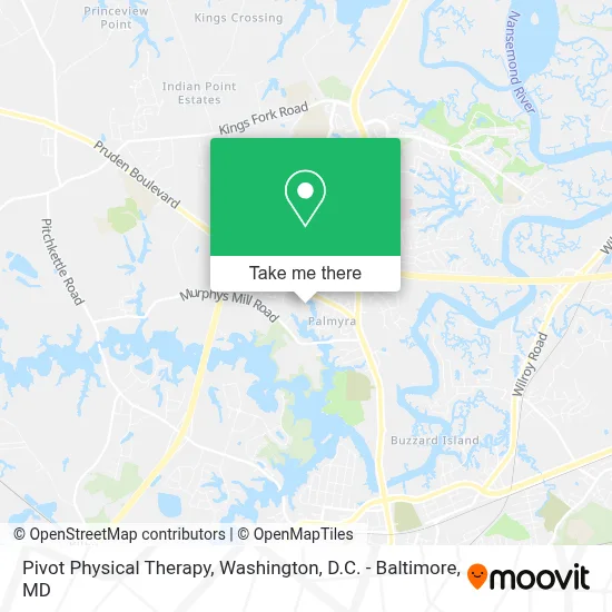 Pivot Physical Therapy map
