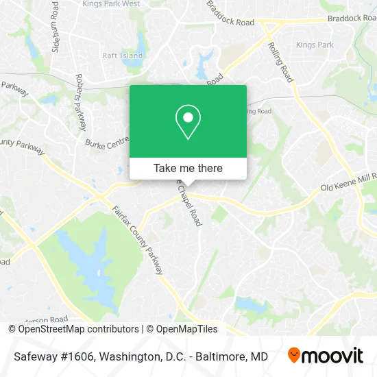 Safeway #1606 map