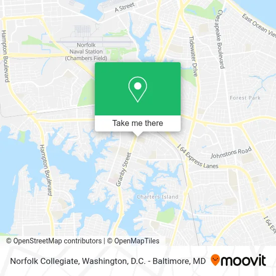 Norfolk Collegiate map