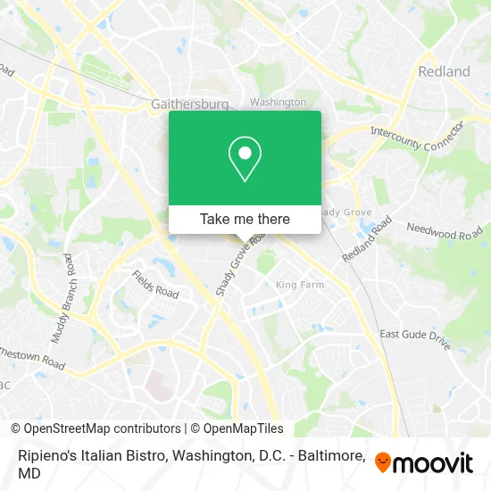 Ripieno's Italian Bistro map