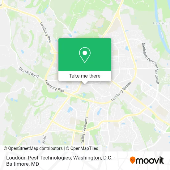 Loudoun Pest Technologies map
