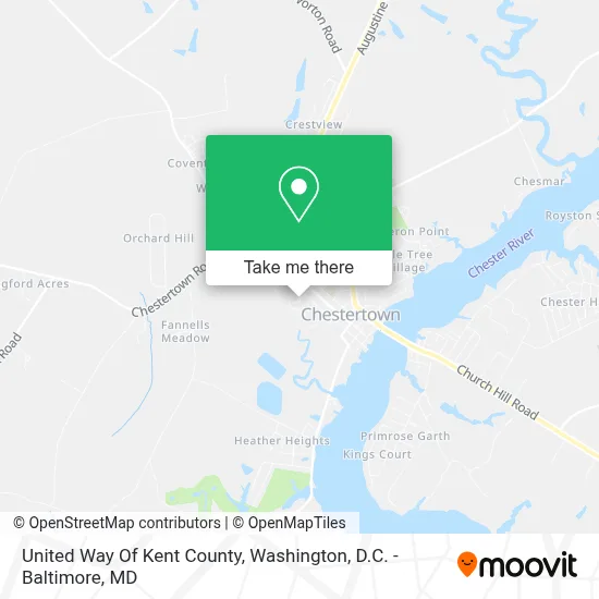 United Way Of Kent County map