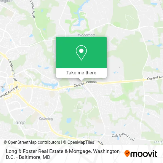 Long & Foster Real Estate & Mortgage map