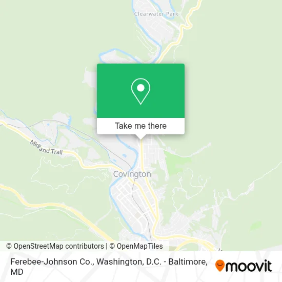 Ferebee-Johnson Co. map