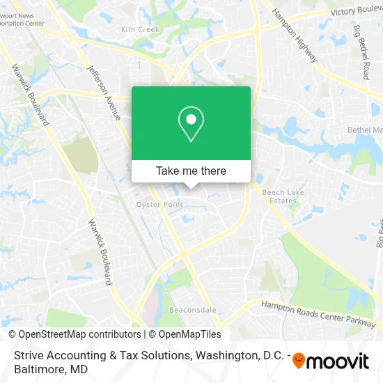 Strive Accounting & Tax Solutions map