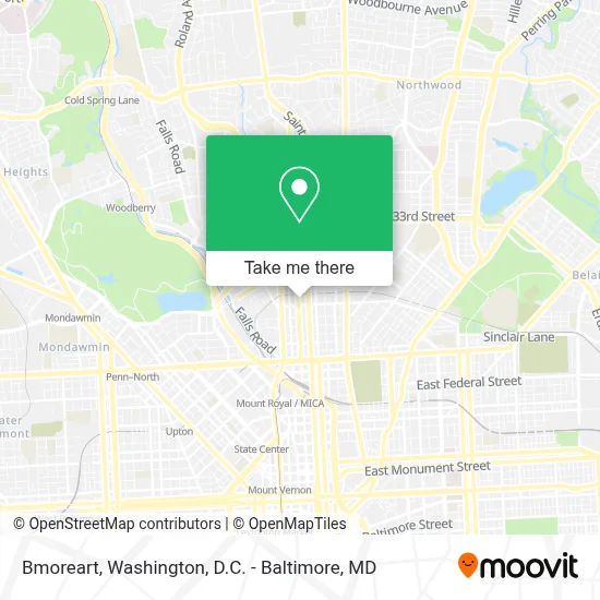 Bmoreart map