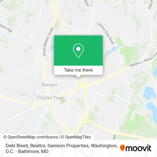 Debi Brent, Realtor, Samson Properties map
