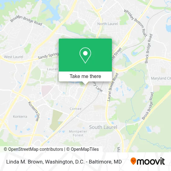 Linda M. Brown map
