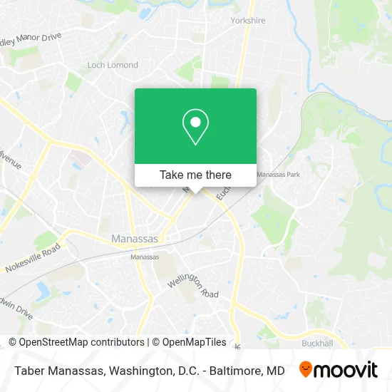 Taber Manassas map