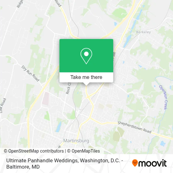 Ultimate Panhandle Weddings map