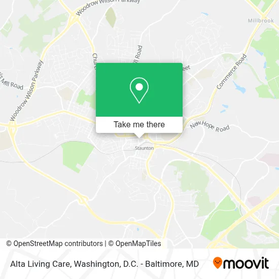 Alta Living Care map