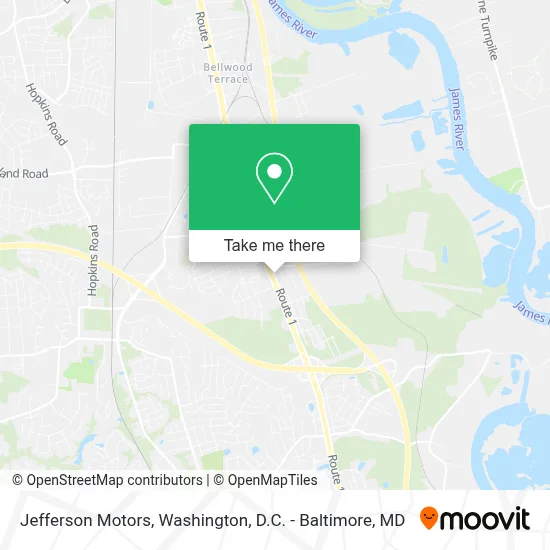 Jefferson Motors map