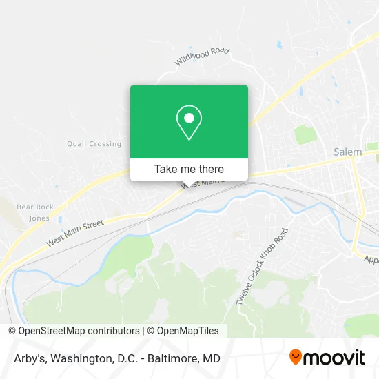 Arby's map