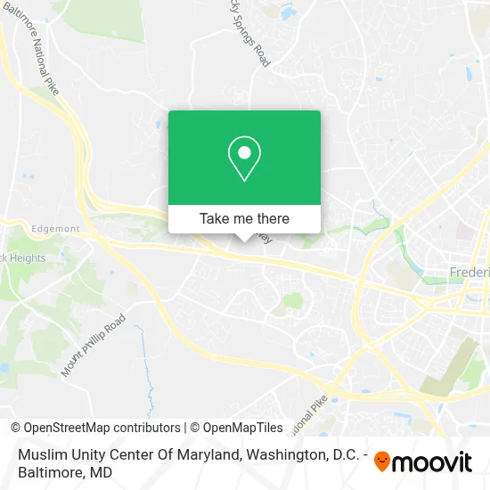 Muslim Unity Center Of Maryland map
