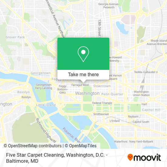 Five Star Carpet Cleaning map